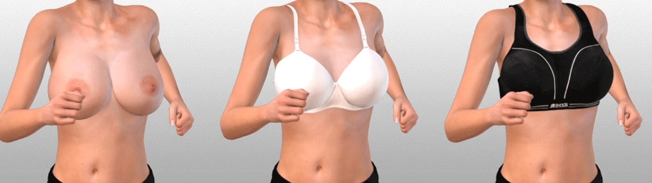 女性の胸（おっぱい）は上下ではなく「8の字」に揺れるとの研究結果【乳房座標系】 16631 22