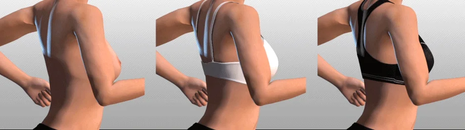 女性の胸（おっぱい）は上下ではなく「8の字」に揺れるとの研究結果【乳房座標系】 16631 9