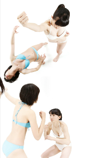 女子格闘技、アクションポーズ写真集 女子格闘技、アクションポーズ写真集